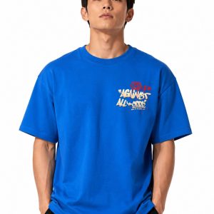 Against All Odds Dice Graphic Oversized Tee