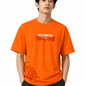 SQVISION Print Streetwear Baggy Fit T-shirt