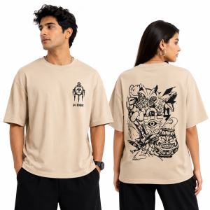 Hand-Drawn Anime graffiti Aesthetic Oversized T-Shirt
